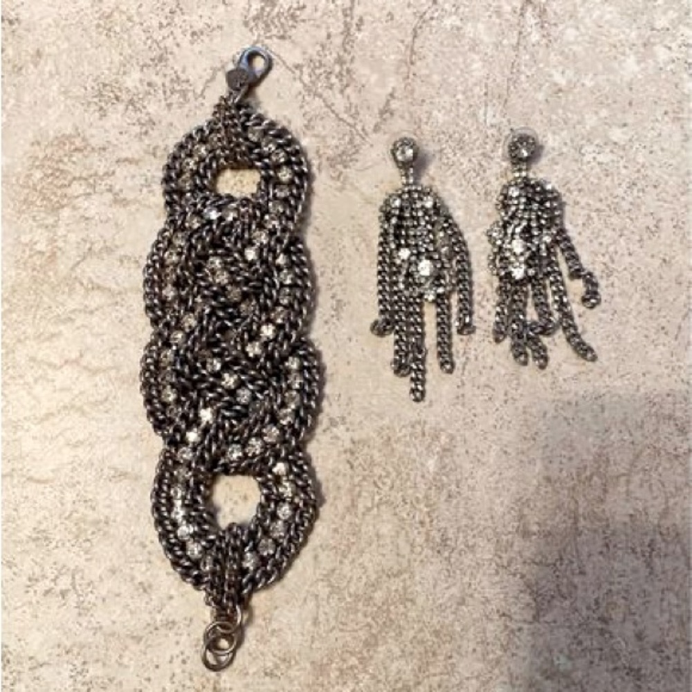Stella & Dot Petra Bracelet and Earrings